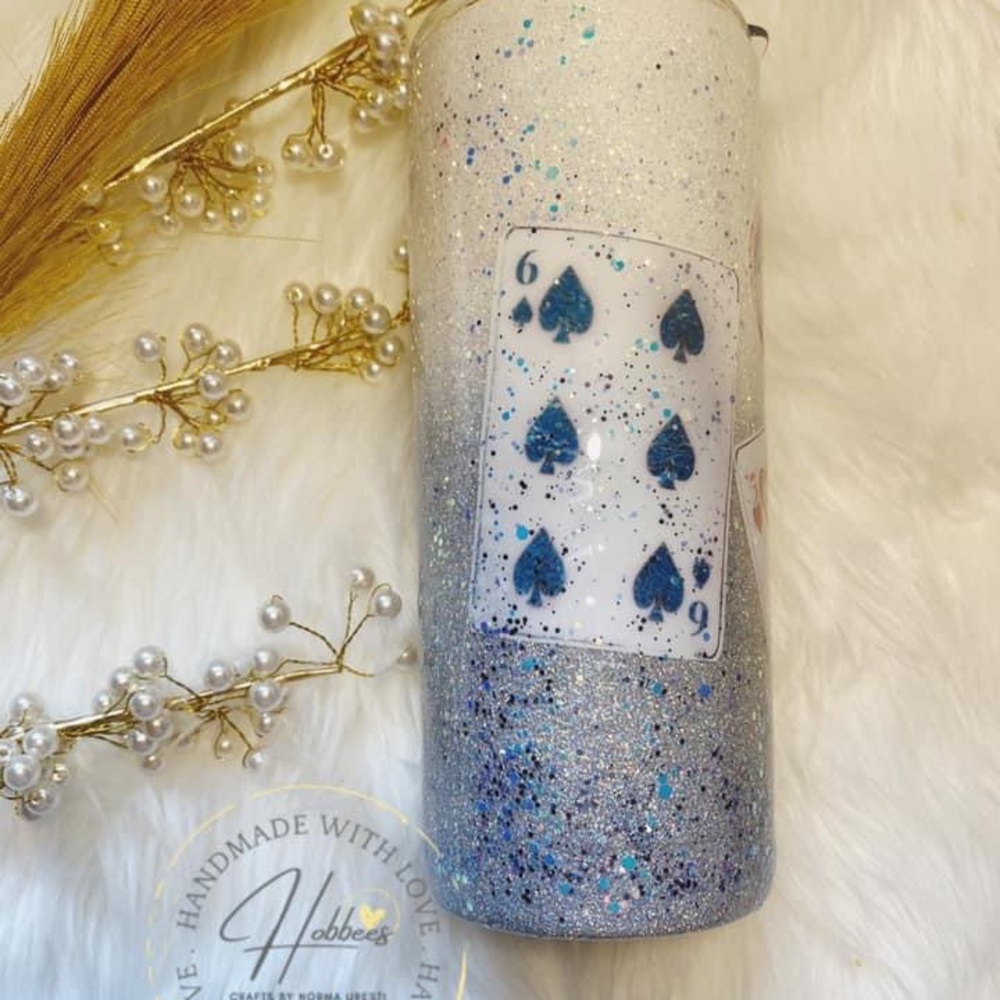 Alice in Wonderland Sexy Glitter Tumbler - Picture 3 of 15